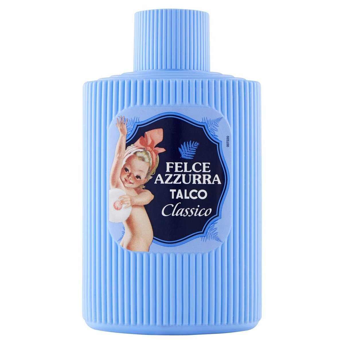 Felce Azzurra Talkumpuder Flasche, 200 ml – Klassischer italienischer Körperpuder