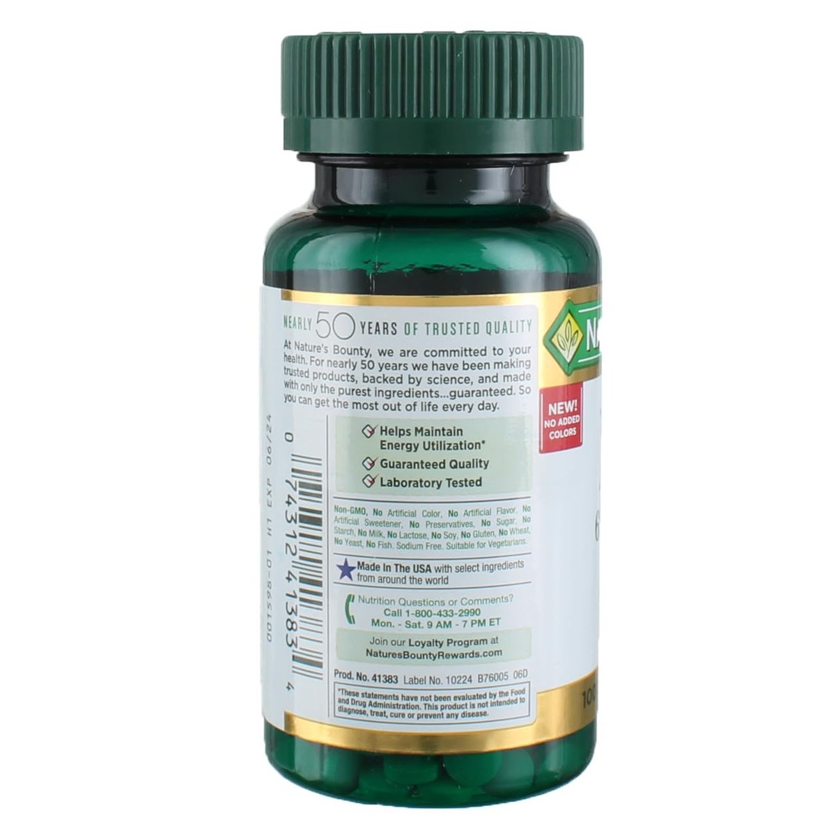 Nature's Bounty Eisen (Ferrosulfat) 65 mg Tabletten, 3er-Pack mit je 100 Tabletten