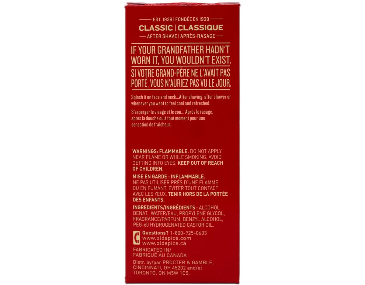 Old Spice Classic After Shave 4,25 Unze (125 ml) (2er-Pack)