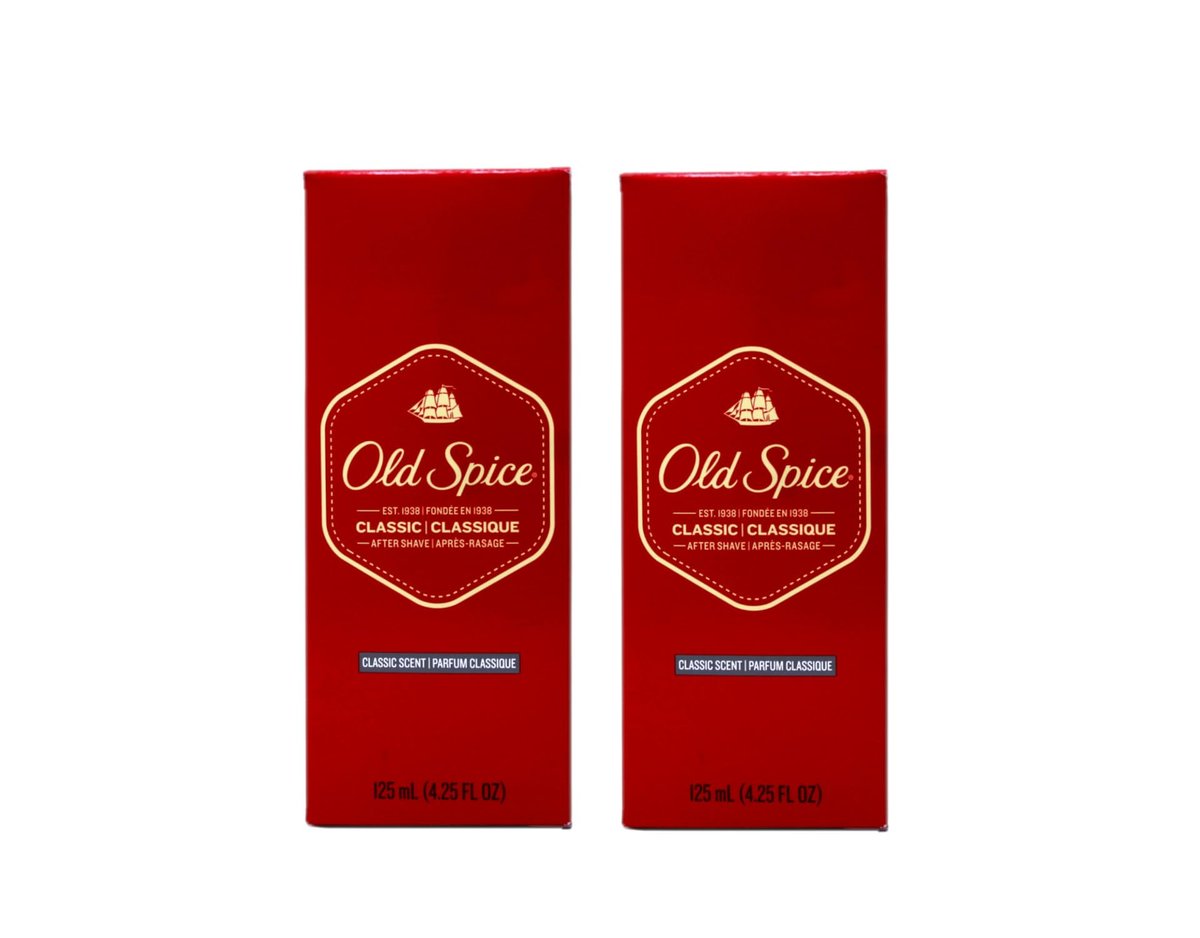 Old Spice Classic After Shave 4,25 Unze (125 ml) (2er-Pack)