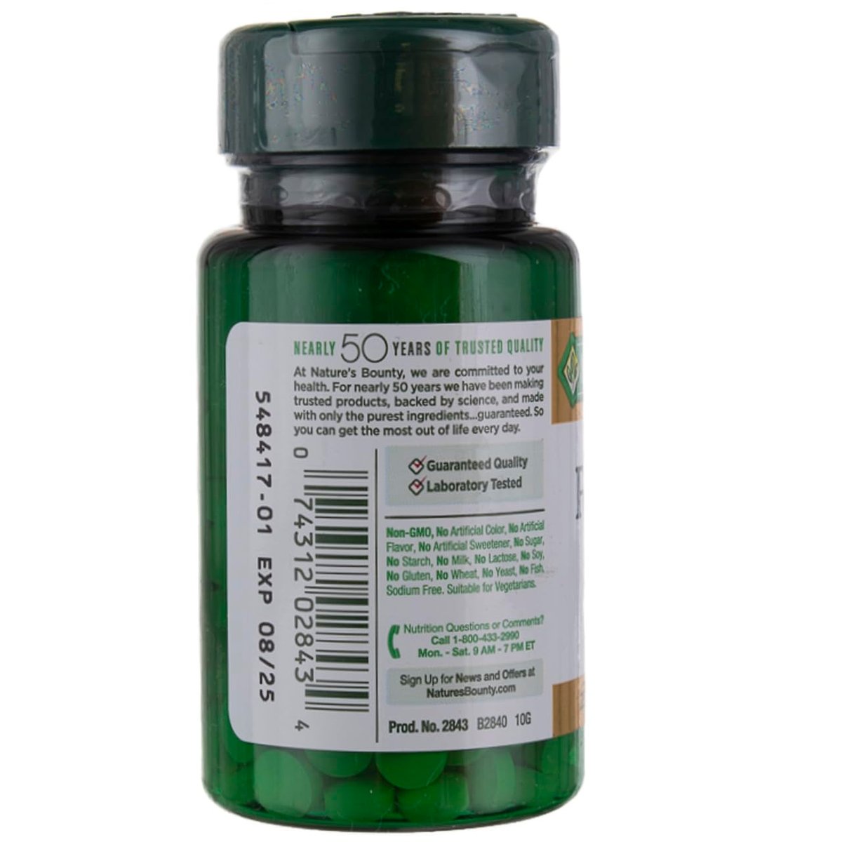 Nature's Bounty Folsäure 800 mcg – 250 Tabletten (3er-Pack) – Unterstützt die Herz-Kreislauf-Gesundheit