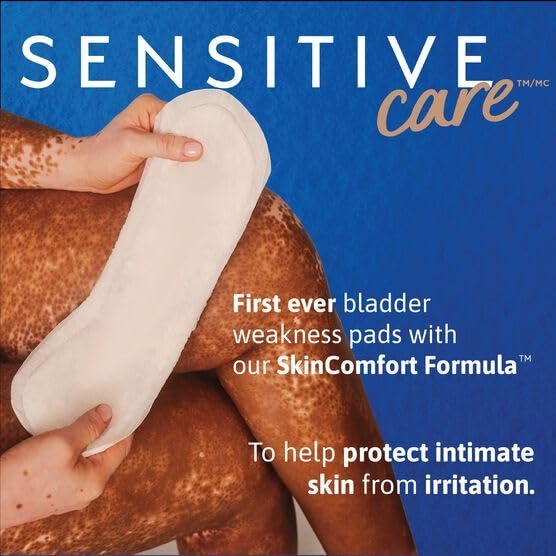 TENA Intimates Ultra Thin Einlagen bei leichter Blasenschwäche für Frauen, Saugstärke leicht, Reguläre Länge, 2er-Pack (60 Stück insgesamt)