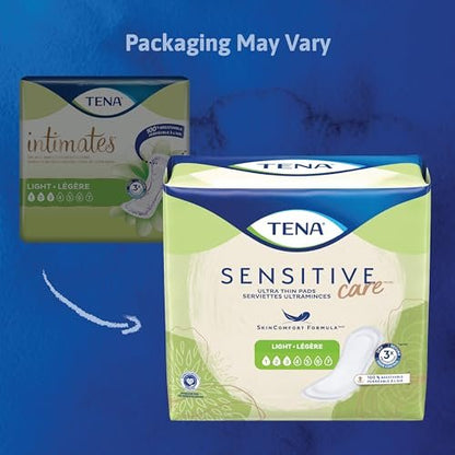 TENA Intimates Ultra Thin Einlagen bei leichter Blasenschwäche für Frauen, Saugstärke leicht, Reguläre Länge, 2er-Pack (60 Stück insgesamt)