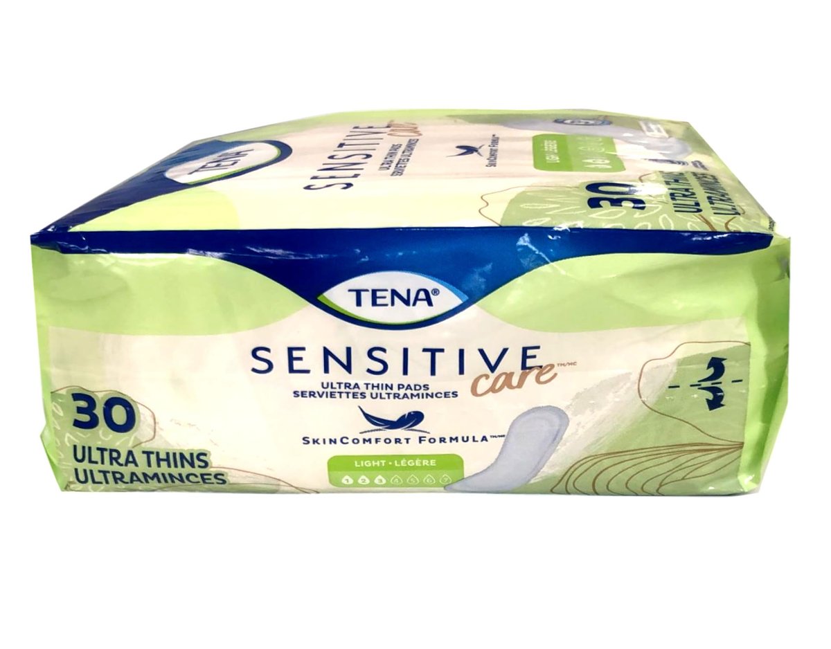 TENA Intimates Ultra Thin Einlagen bei leichter Blasenschwäche für Frauen, Saugstärke leicht, Reguläre Länge, 2er-Pack (60 Stück insgesamt)