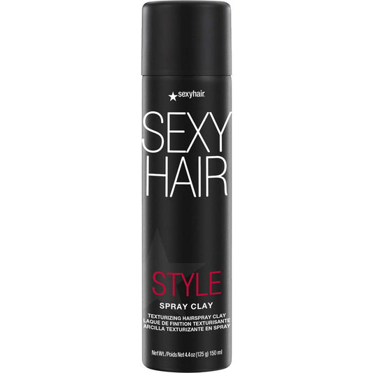 SexyHair Style Spray Clay Texturierender Haarspray Clay, 4,4 Oz | Struktur für das gesamte Haar | Mattes Finish | Für alle Haartypen