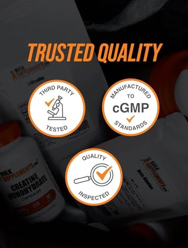 BulkSupplements Inositol Pulver – Vitamin B8 Ergänzung, ungesüßt & glutenfrei, 1 g pro Portion, 500 g (1,1 Pfund)