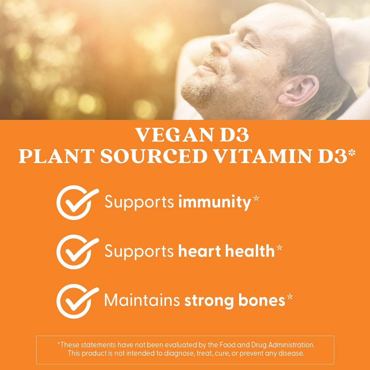 Doctor's Best Veganes Vitamin D3 2500 IE – 60 vegane Kapseln für Knochen, Immunsystem & Herzgesundheit