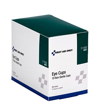 First Aid Only Nicht sterile Augenschalen, ideal für eigenständige Erste Hilfe oder zum Auffüllen von Erste-Hilfe-Sets, 10er-Pack