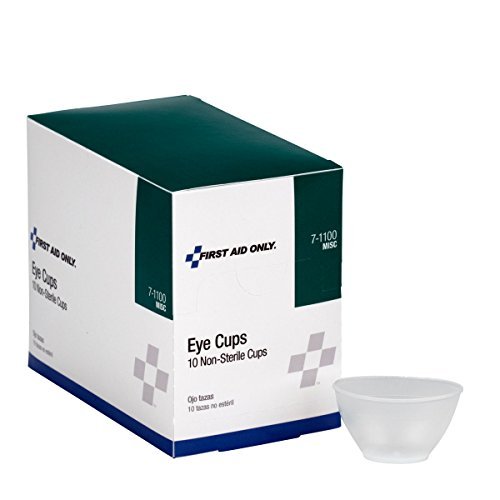 First Aid Only Nicht sterile Augenschalen, ideal für eigenständige Erste Hilfe oder zum Auffüllen von Erste-Hilfe-Sets, 10er-Pack