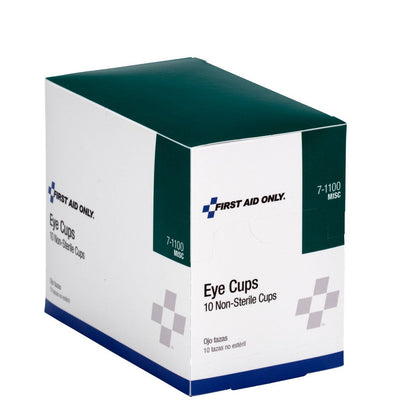 First Aid Only Nicht sterile Augenschalen, ideal für eigenständige Erste Hilfe oder zum Auffüllen von Erste-Hilfe-Sets, 10er-Pack