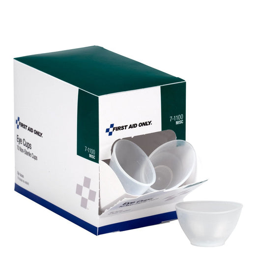 First Aid Only Nicht sterile Augenschalen, ideal für eigenständige Erste Hilfe oder zum Auffüllen von Erste-Hilfe-Sets, 10er-Pack