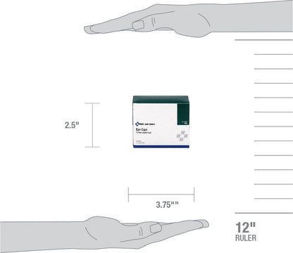 First Aid Only Nicht sterile Augenschalen, ideal für eigenständige Erste Hilfe oder zum Auffüllen von Erste-Hilfe-Sets, 10er-Pack