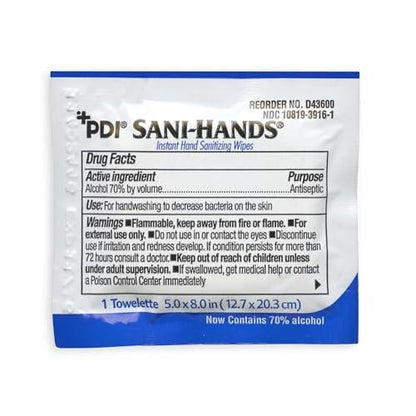 Sani-Hands Händedesinfektionstücher, 100 Packungen pro Box
