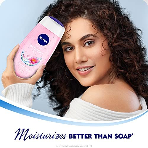 NIVEA Duschpflege Seerosen-Öl Duschgel, 250 ml – Sanfte Reinigung mit verwöhnendem Duft