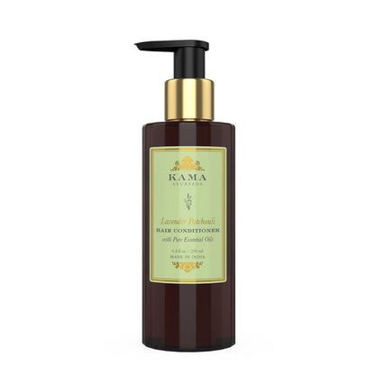 Kama Ayurveda Lavendel-Patschuli Haarkonditionierer mit reinen ätherischen Ölen, 200 ml