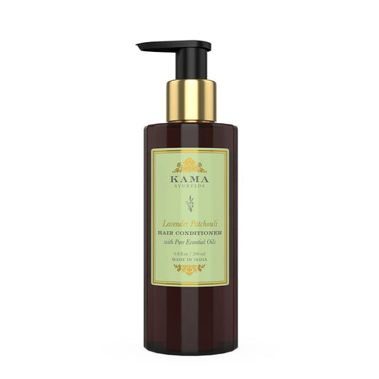 Kama Ayurveda Lavendel-Patschuli Haarkonditionierer mit reinen ätherischen Ölen, 200 ml