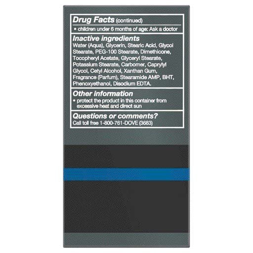 Dove Men + Care Feuchtigkeitslotion mit Breitband-LSF 15, 50 ml