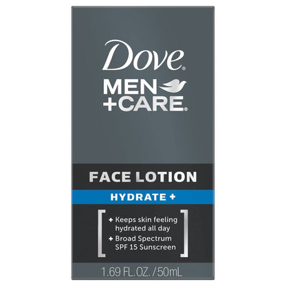 Dove Men + Care Feuchtigkeitslotion mit Breitband-LSF 15, 50 ml