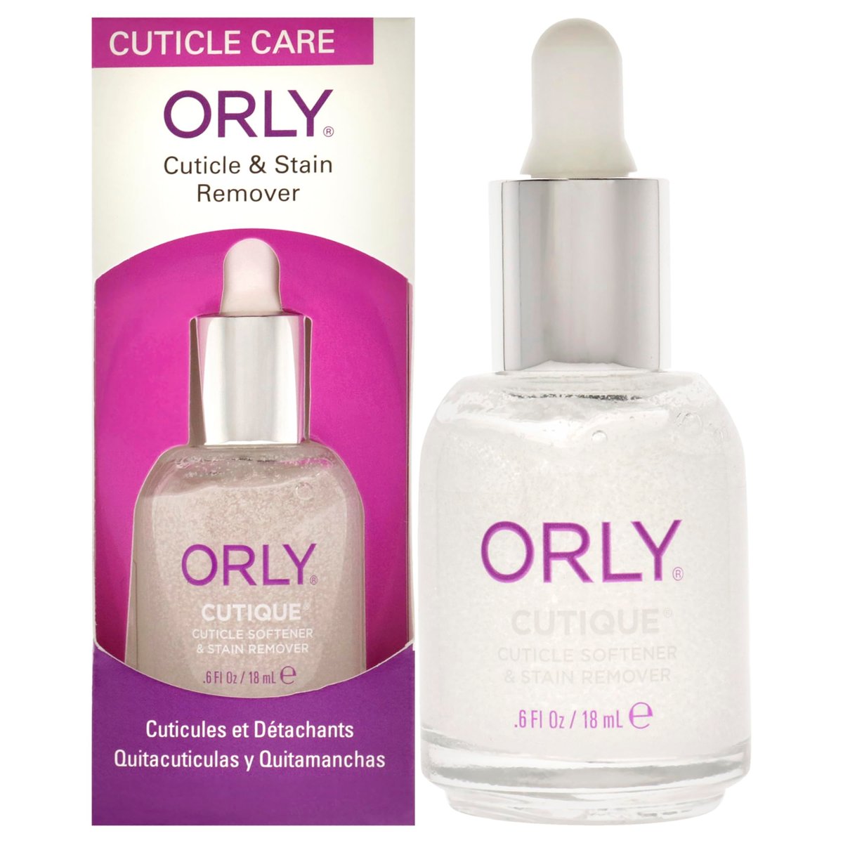 ORLY Cutique Nagelhaut- und Nagelreiniger – 0,6 Unzen Nagelpflege
