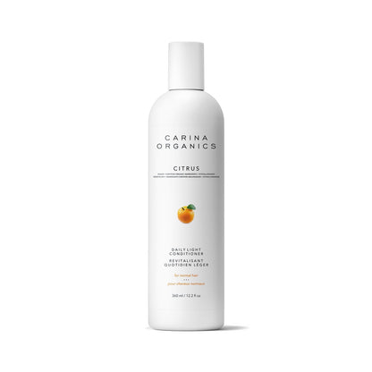 Carina Organics Citrus Daily Light Conditioner – 11,56 Fl Oz Leichter, täglicher Conditioner mit Zitrusduft