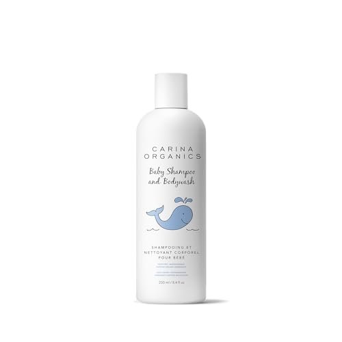 Carina Organics Baby Shampoo & Duschgel – Sanfte Pflege für empfindliche Babyhaut, 250 ml