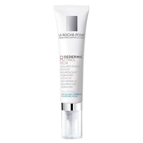 La Roche-Posay Redermic R Eyes Retinol Augencreme – Anti-Aging Augencreme zur Reduzierung von Falten und dunklen Augenringen mit reinem Retinol und Koffein, 15 ml