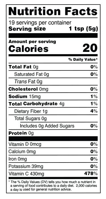 Terrasoul Superfoods Bio Camu Camu Pulver, 3,5 Unzen – Amazonische Superfrucht für Immununterstützung, Smoothie-Boost und Vitamin-C-reiche Rezepte