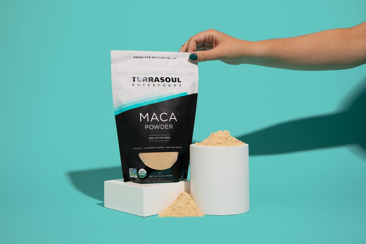 Terrasoul Superfoods Bio Gelatinisiertes Maca-Pulver, 454 g, Hormonbalance, Energie-Boost und Superfood-Smoothies mit peruanischer Maca-Wurzel, Gelatinisiert für leichte Verdauung