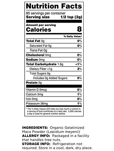 Terrasoul Superfoods Bio Gelatinisiertes Maca-Pulver, 454 g, Hormonbalance, Energie-Boost und Superfood-Smoothies mit peruanischer Maca-Wurzel, Gelatinisiert für leichte Verdauung