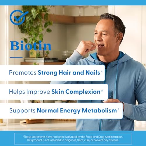 Doctor's Best Biotin 5000 mcg – 120 Kapseln für Haar, Haut und Nägel, vegan, nicht-GVO, glutenfrei