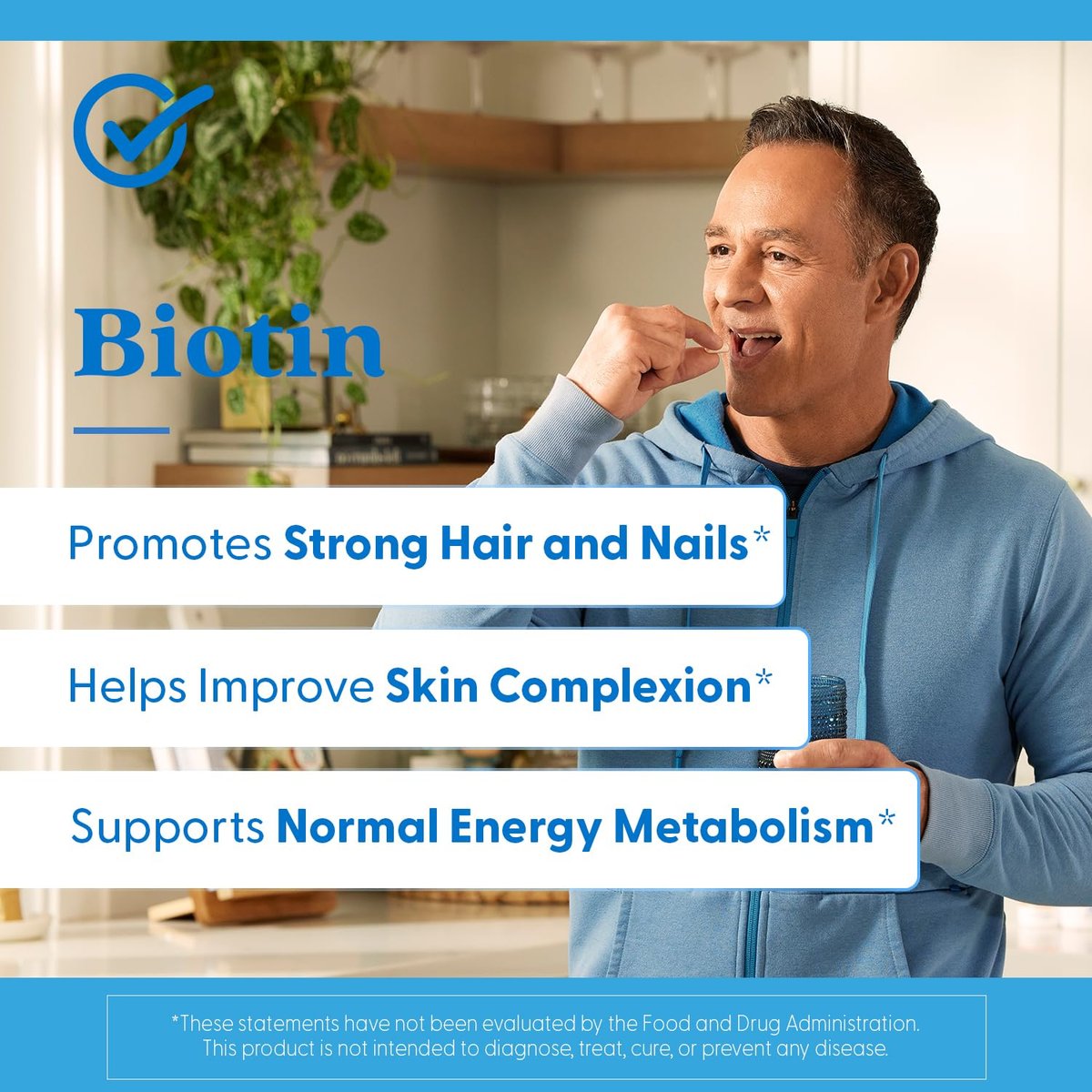 Doctor's Best Biotin 5000 mcg – 120 Kapseln für Haar, Haut und Nägel, vegan, nicht-GVO, glutenfrei