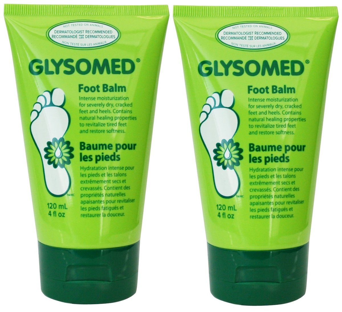Glysomed Fußbalsam Kombi-Pack (2 x 120 ml) – Reichhaltige Fußcreme mit Urea für trockene, rissige Füße