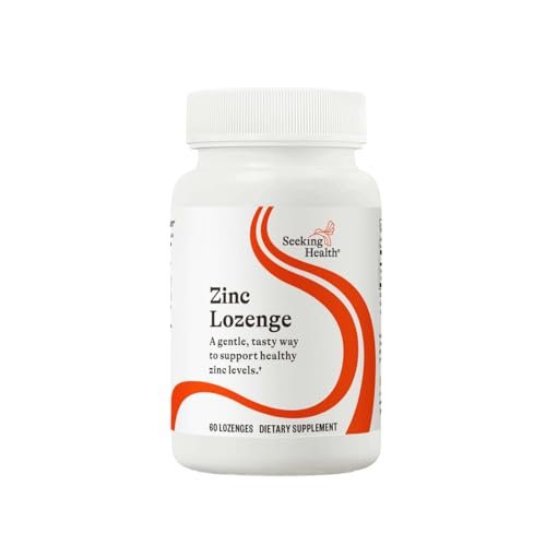 Seeking Health Zink Lutschtabletten – Sanfte, leckere Unterstützung für einen gesunden Zinkspiegel – 60 Lutschtabletten