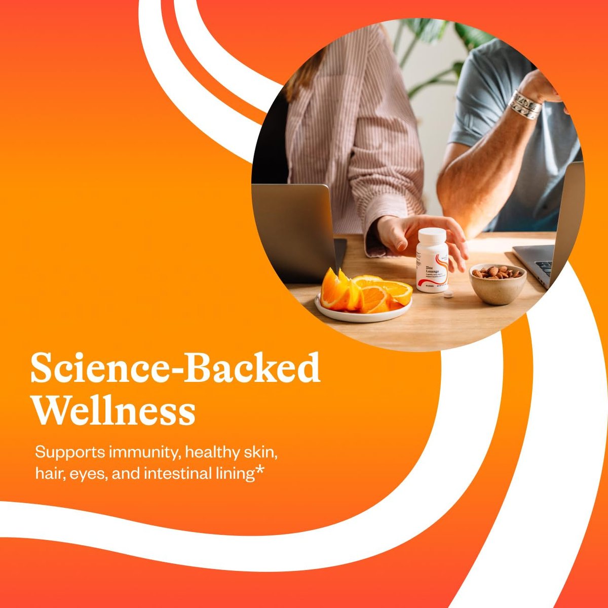 Seeking Health Zink Lutschtabletten – Sanfte, leckere Unterstützung für einen gesunden Zinkspiegel – 60 Lutschtabletten