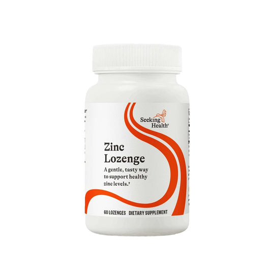 Seeking Health Zink Lutschtabletten – Sanfte, leckere Unterstützung für einen gesunden Zinkspiegel – 60 Lutschtabletten