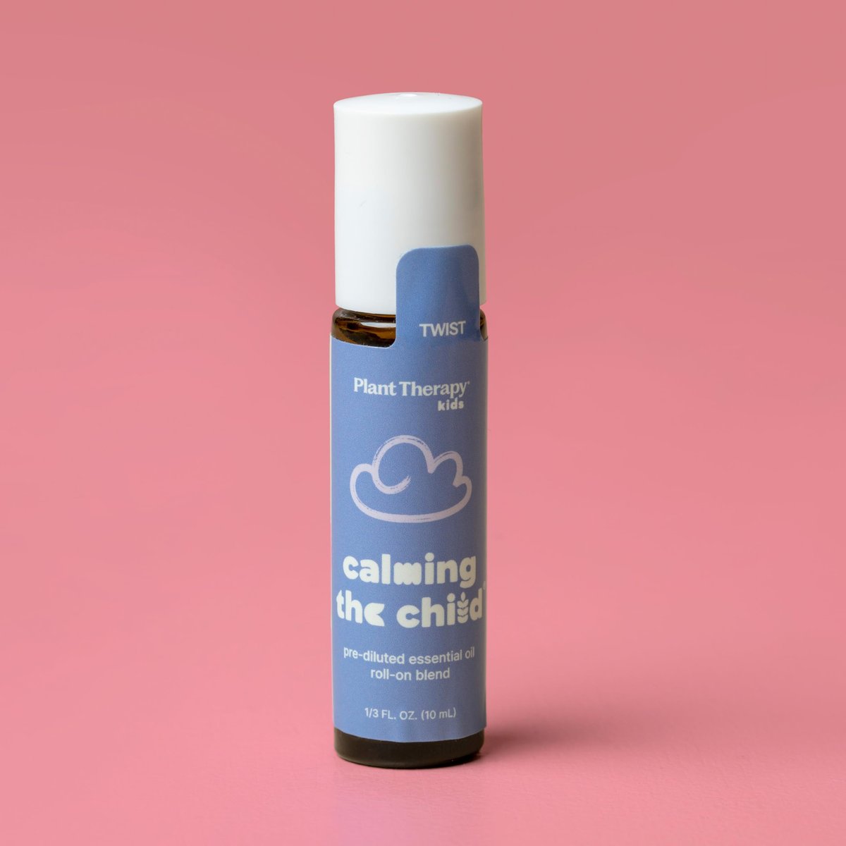 Plant Therapy Kids Calming The Child Ätherisches Öl Blend 10 ml - Entspannungs- und Beruhigungsmischung mit Mandarine, Lavendel & Römischer Kamille, rein, kindersicher, vorverdünnt, Roll-On