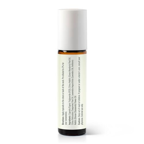 Plant Therapy Kids Calming The Child Ätherisches Öl Blend 10 ml - Entspannungs- und Beruhigungsmischung mit Mandarine, Lavendel & Römischer Kamille, rein, kindersicher, vorverdünnt, Roll-On