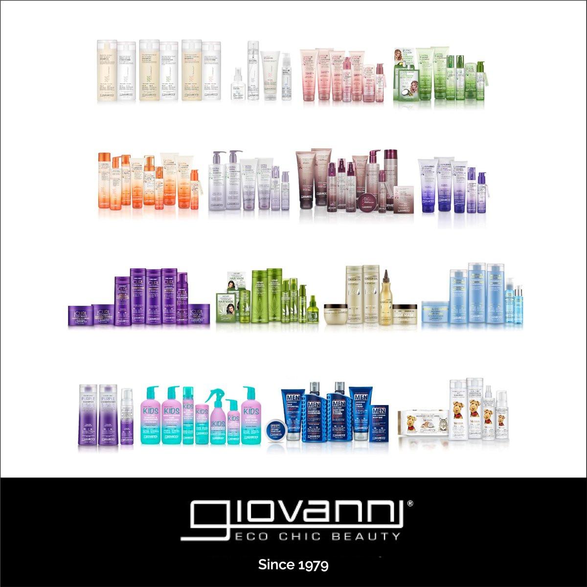 GIOVANNI Tea Tree Triple Treat Belebendes Shampoo, 33,8 oz (1 Liter) – Kühlende Minze, Eukalyptus, Rosmarin, hilft bei trockener, schuppiger Kopfhaut, lauryl- und laurethsulfatfrei, parabenfrei