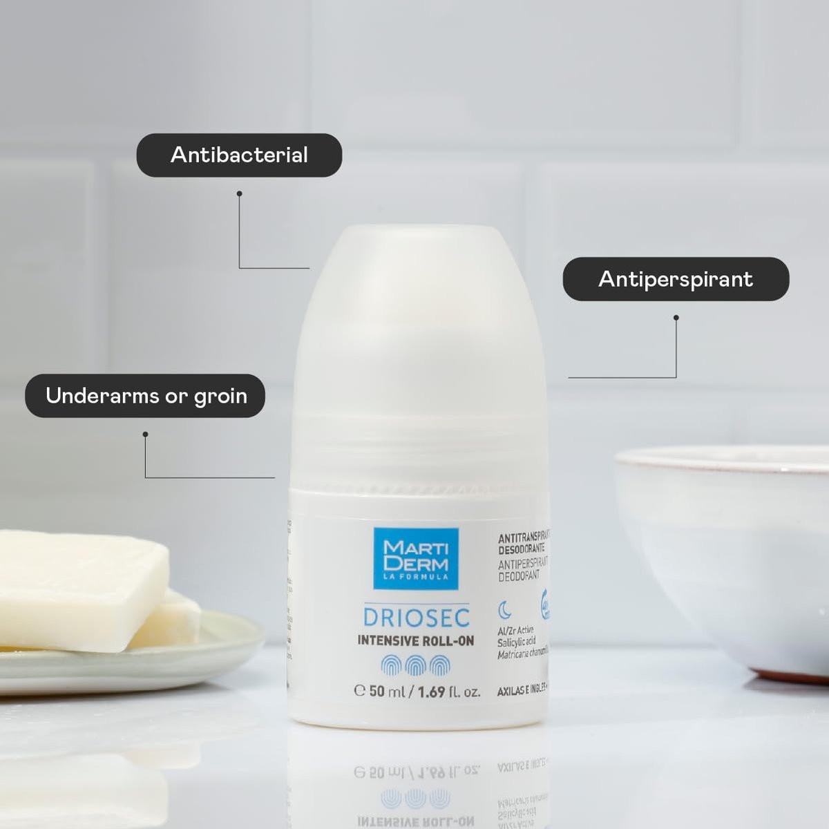 Martiderm Driosec Roll-on 50 ml – Wirksamer Deodorant für empfindliche Haut