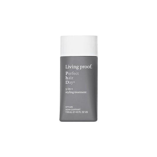 Living Proof Perfect Hair Day 5-in-1 Styling Treatment – Pflegt, glättet, verleiht Volumen, sorgt für Glanz und Hitzeschutz bis zu 232°C, 118 ml