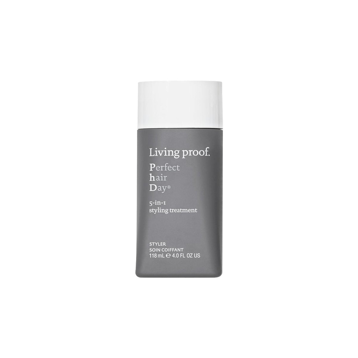 Living Proof Perfect Hair Day 5-in-1 Styling Treatment – Pflegt, glättet, verleiht Volumen, sorgt für Glanz und Hitzeschutz bis zu 232°C, 118 ml