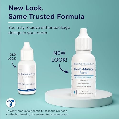 Bio-D-Mulsion Forte – Flüssiges Vitamin D3 (4000 IE) für optimale Aufnahme, starke Knochen und Immunsystem – 30 ml