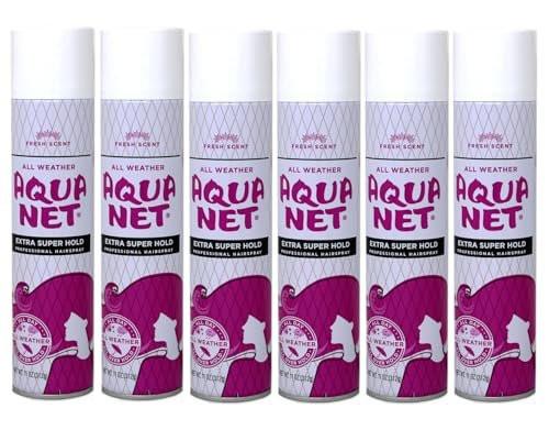 Aqua Net Professional Haarspray Extra Super Halt 3 Frischer Duft, 11 oz (6er-Pack)