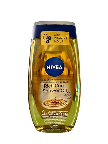 NIVEA Duschöl 200 ml – Sanfte Reinigung & Pflege für trockene Haut