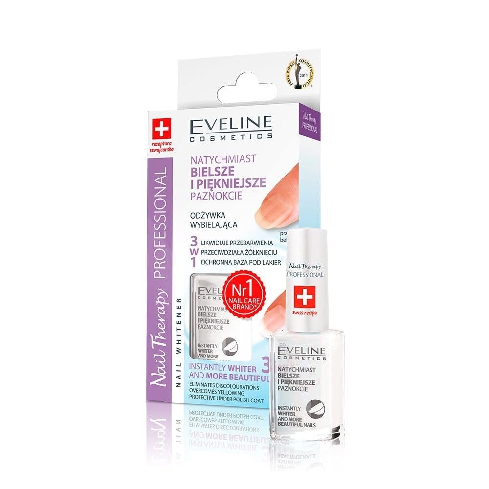 Eveline Cosmetics 3-in-1 Sofortiger Nagelweißmacher – Weiße Nägel im Handumdrehen
