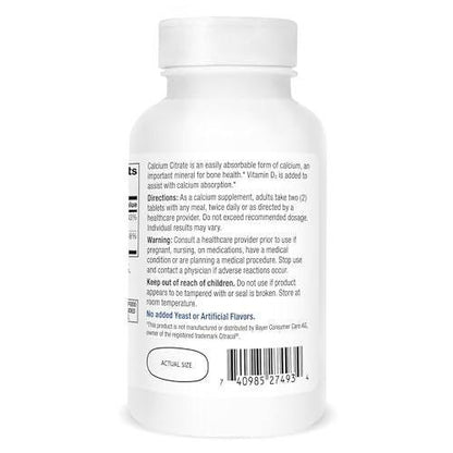 21st Century Calcium Citrate Plus D Maximum Caplets, 120 Stück