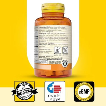 MASON NATURAL Probiotischer Acidophilus mit Bifidus, 50-Tage-Vorrat, Unterstützt eine gesunde normale Verdauung, Erdbeergeschmack, 100 Kautabletten