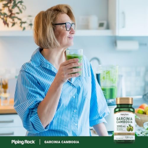 Piping Rock Garcinia Cambogia Extrakt Kapseln | 120 Stück | Konzentrierte Pillen | Non-GMO, Glutenfrei