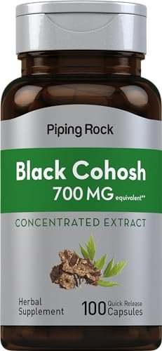 Piping Rock Schwarzer Traubenextrakt | 100 Kapseln | Konzentriert | Nicht-GVO, Glutenfrei