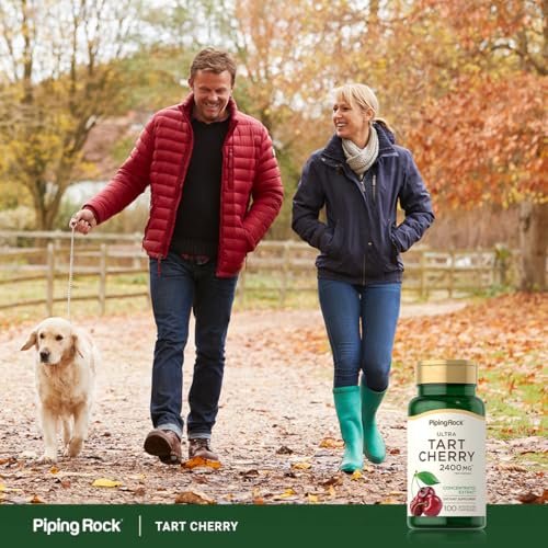 Piping Rock Sauerkirsch-Kapseln | 100 Stück | Konzentrierter Extrakt | Non-GMO, Glutenfrei